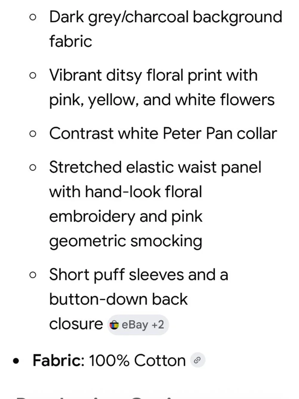 Bonnie Baby Floral Smocked Dress